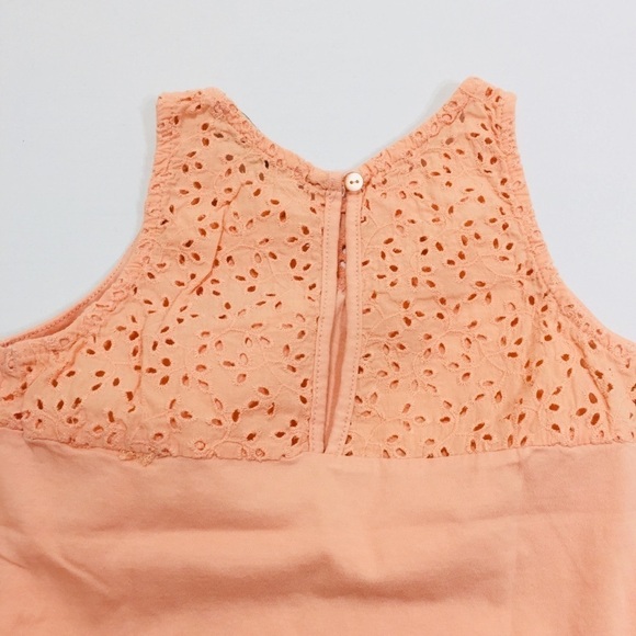𝅺TERRANOVA Girls 4-5Y eyelet lace tank top - Picture 4 of 4
